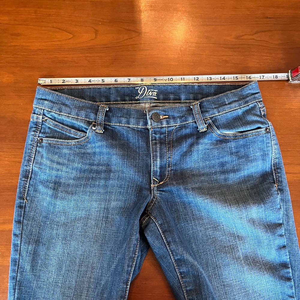 Old Navy The Diva Jeans Medium Blue Wash Women’s Sz 8 - Picture 8 of 11